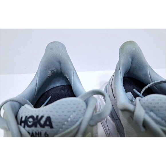 Hoka One Arahi 6 Womens 7B Blue Gray Orange Running Shoes Road Walking - Picture 10 of 11